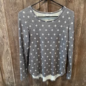 Small Grey Old Navy Long Sleeve Top